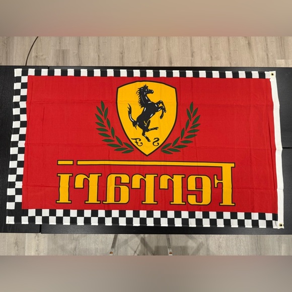Ferrari Checkered Racing Flag - Picture 2 of 5